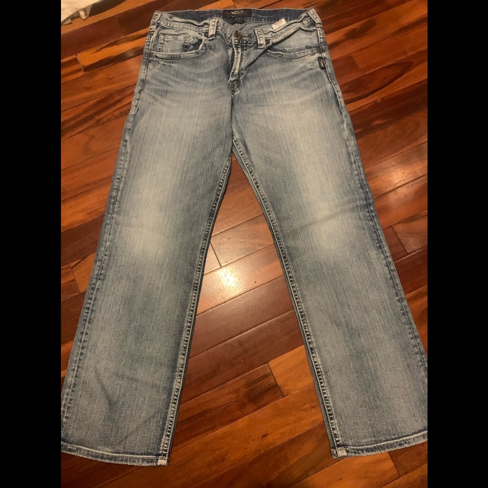 Silver Jeans Men’s Gordy 36”x34” like new